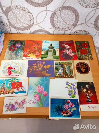 Открытки и конверты советские