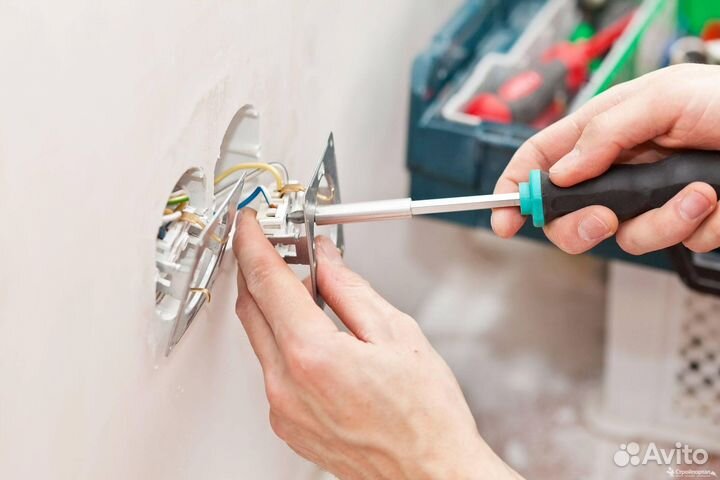Электрик. Замена электрики. Ремонт розеток