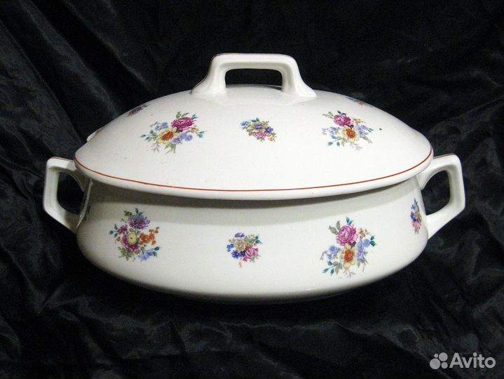 Обеденный сервиз фарфор Дулево 1955