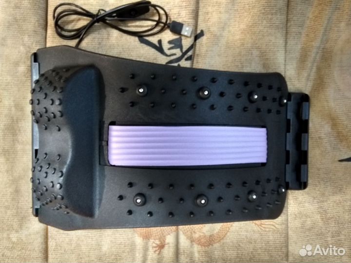 Массажер для спины шеи поясницы Мостик с эл массаж