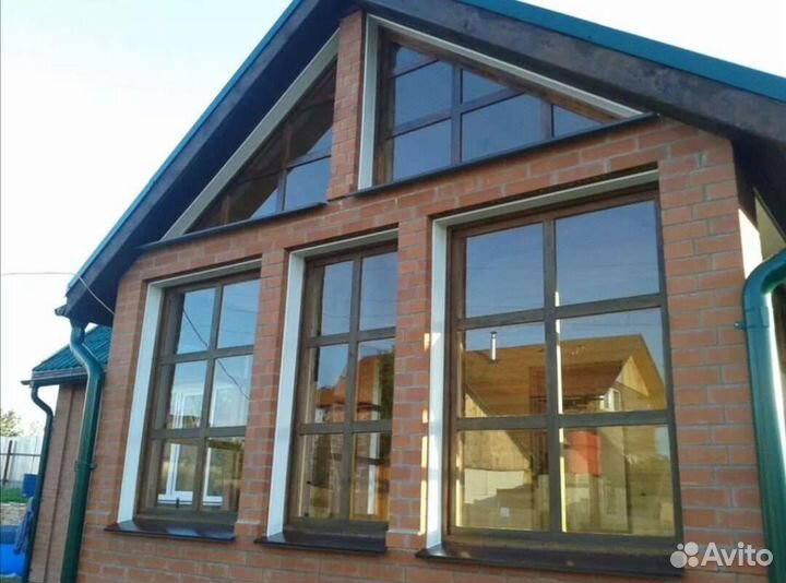 Пластиковые окна на дачу и в дом с отделкой