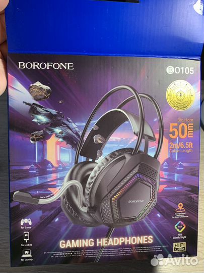 Проводные наушники с микрофоном