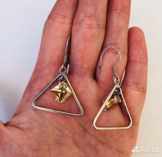 Серебряные серьги