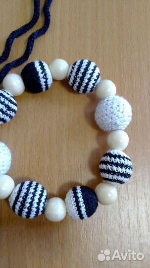 Набор. Бусы и браслет для мамы и малыша