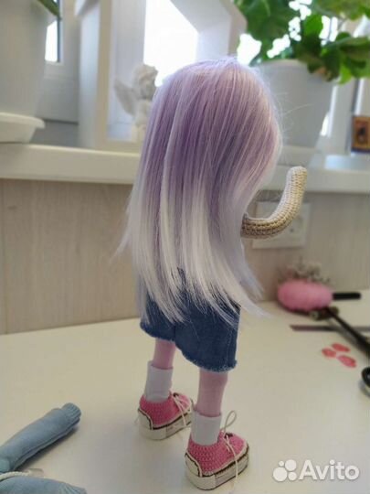 Кукла вязаная интерьерная ручная работа