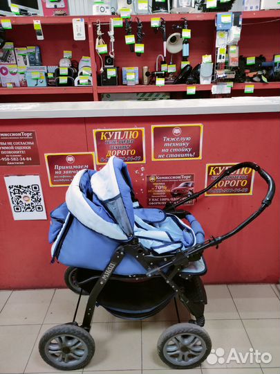 Детская коляска с люлькой демисезонная