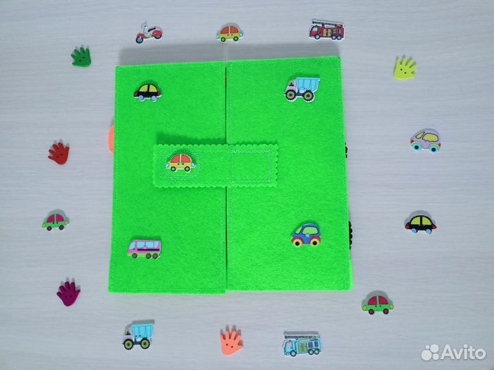 Развивающие книги -игрушки из фетра под заказ