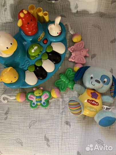 Развивающие игрушки, погремушки, музыкальные