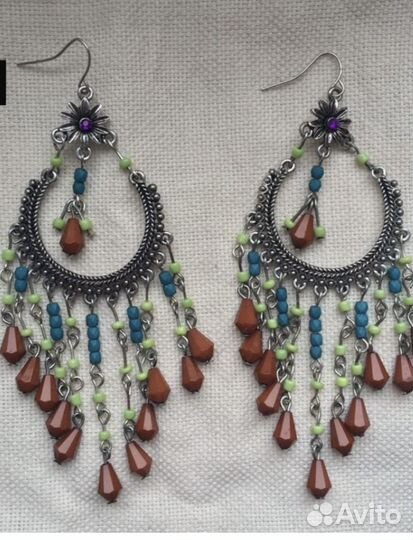 Серьги в стиле Бохо