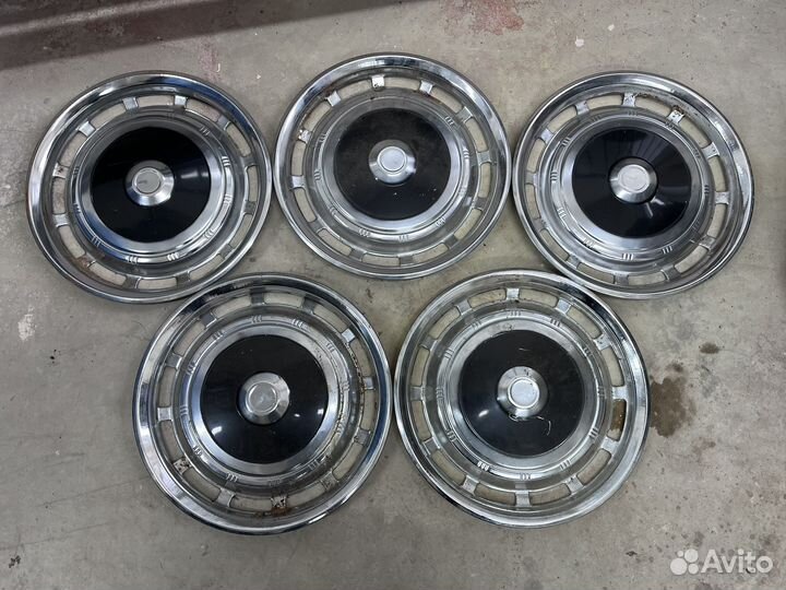 Колпаки Хром r14 газ Волга Оригинал