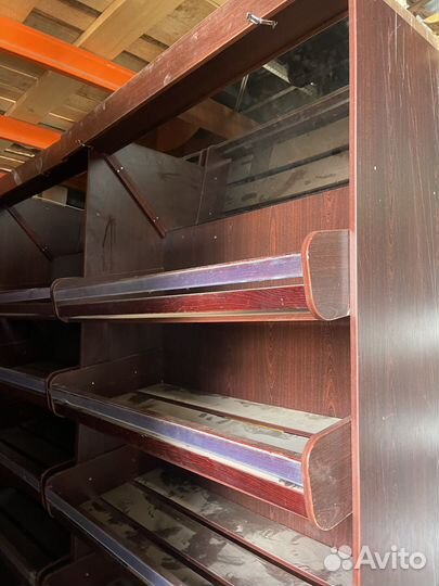 Хлебный стеллаж 5 полок венге 130/54/260