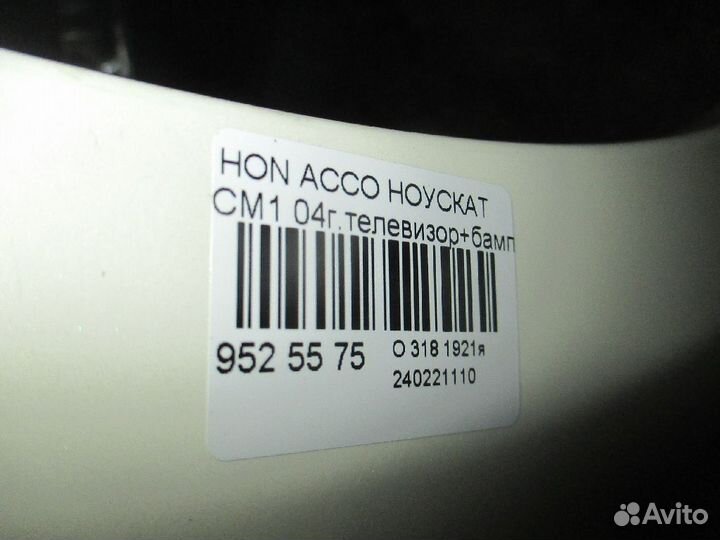 Ноускат на Honda Accord Wagon CM1