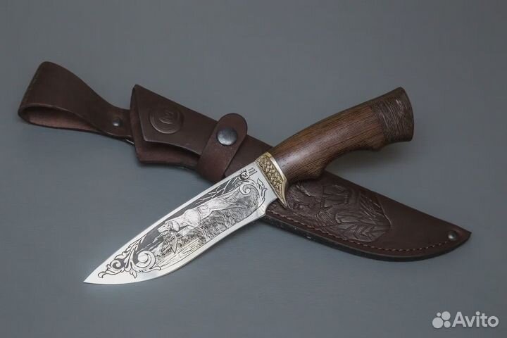 Нож Семин Близнец с гравировкой