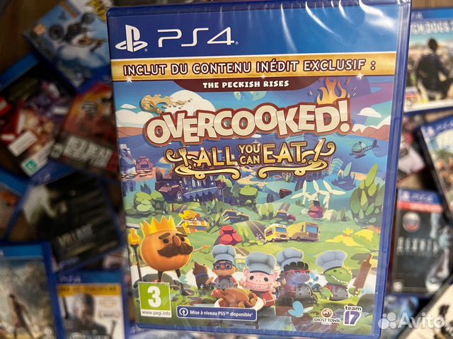 Диск Overcooked All You Can Eat PS4 / Новый