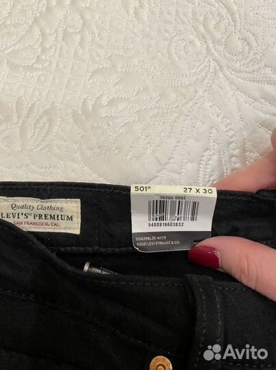 Джинсы levis 501 новые