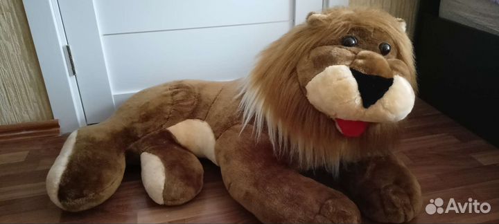 Большая Мягкая игрушка лев