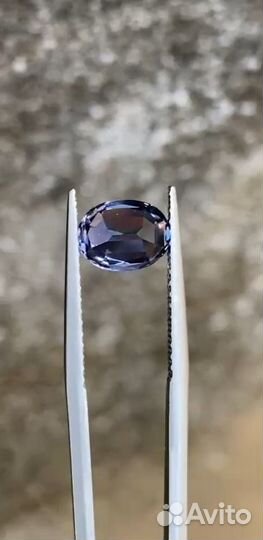 Серо-фиолетово-голубая шпинель 3,52 ct