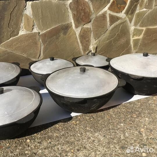 Казан Наманганский 10л. круглое дно