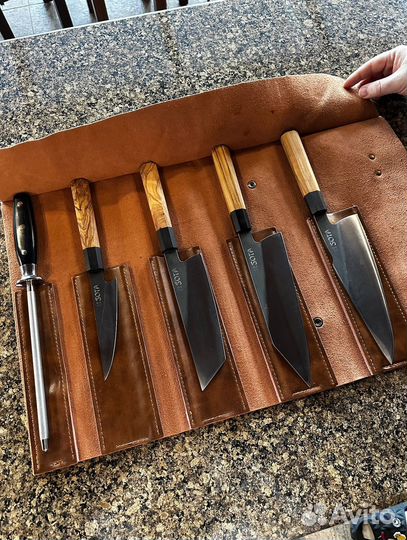 Японский нож усуба Олива sota knife