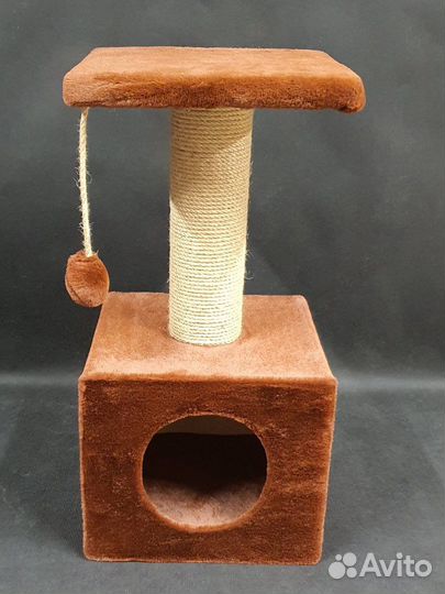 Домики когтеточки для котят, высота 0,6 м