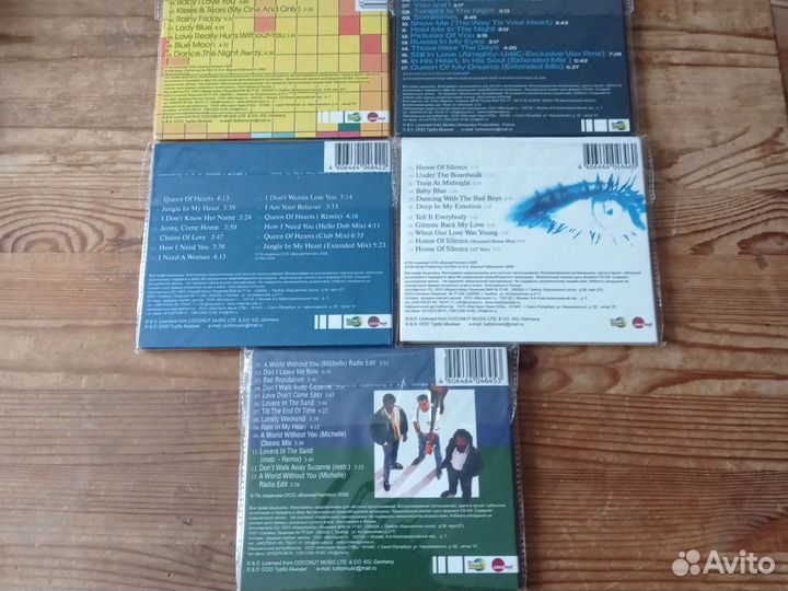 5CD Bad Boys Blue запечатанные лицензия digipak