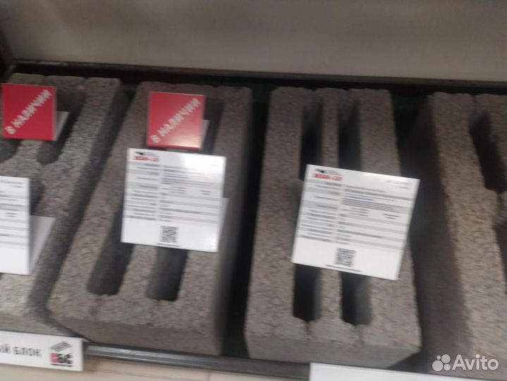 Керамзитобетонный блок с одной из наших баз