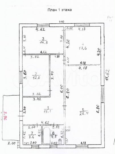 Дом 102,3 м² на участке 5,7 сот.