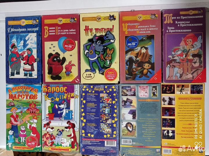 Видеокассеты и dvd диски