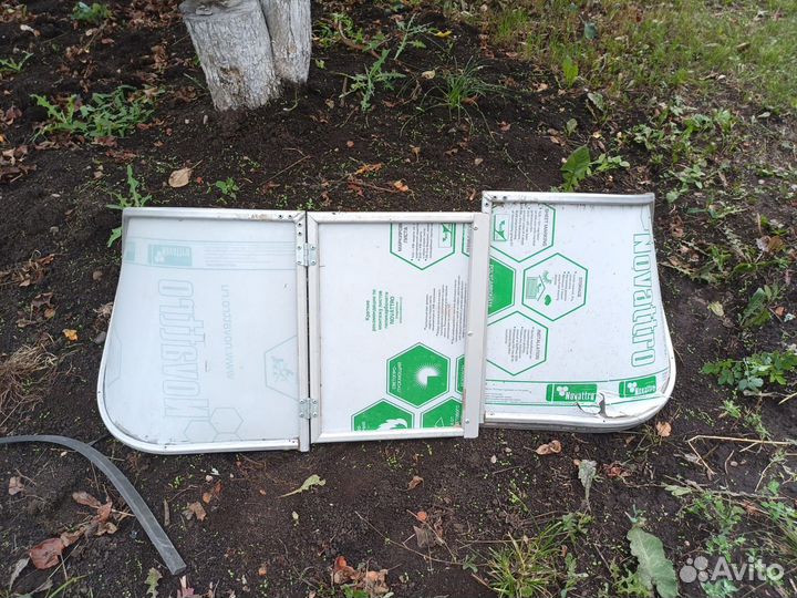 Стекло ветровое на катер Обь 1