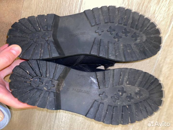 Ботинки замшевые Carlo Pazolini зима мех размер 40