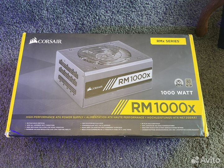 Блок питания Corsair RM 750x gold RM1000x gold