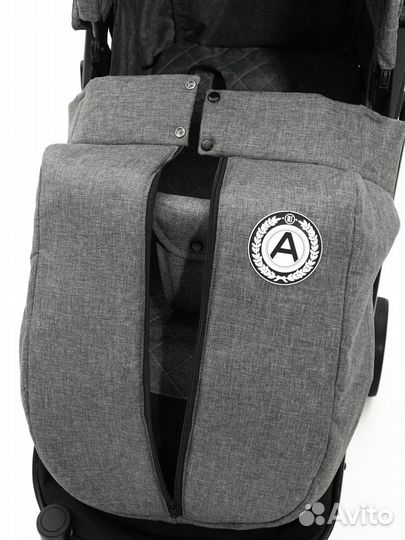 Коляска Aelita Moon 818 Plus Black Grey