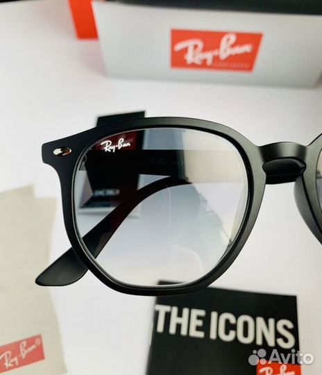Солнцезащитные очки ray ban hexagonal пепельные