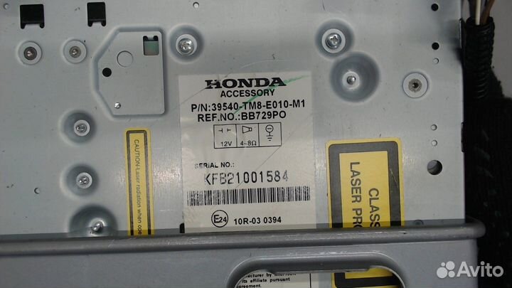 Магнитола Honda Insight 2009, 2010