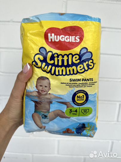 Подгузники трусики huggies для плавания