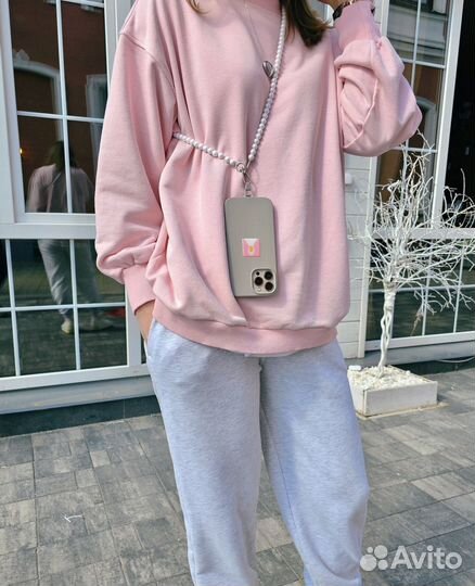 Шнур для телефона из бусин