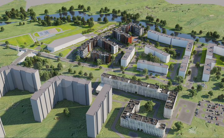 1-к. квартира, 32,1 м², 2/8 эт.