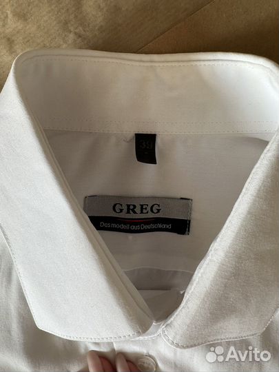 Рубашка белая на мальчика р 170