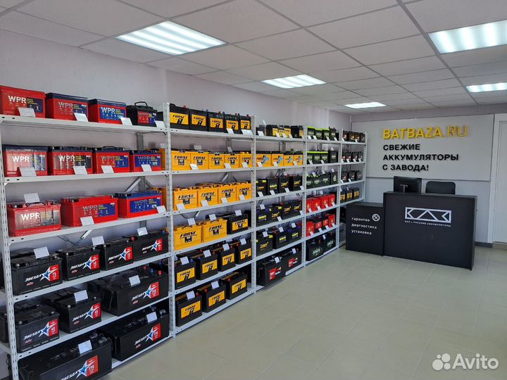 Аккумулятор автомобильный Курский 6ст-77 N (1)