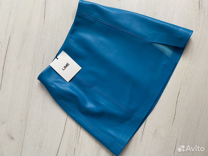 Кожаная юбка lime