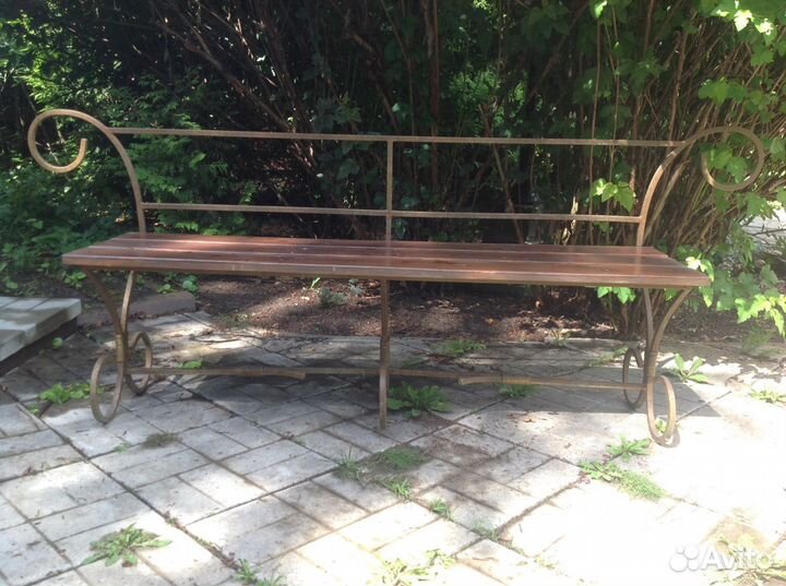 Скамейка из металла