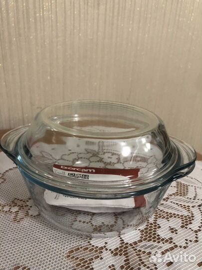 Кастрюля с крышкой для запекания