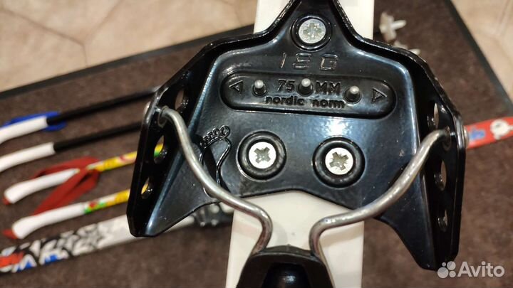 Лыжи беговые Nordway 140 см с ботинками и палками