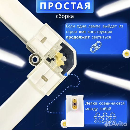 Освещение соты модульное LED