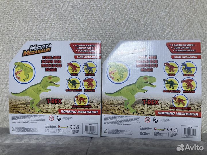 Динозавр Ти рекс новый Mighty Megasaur Ти-рекс