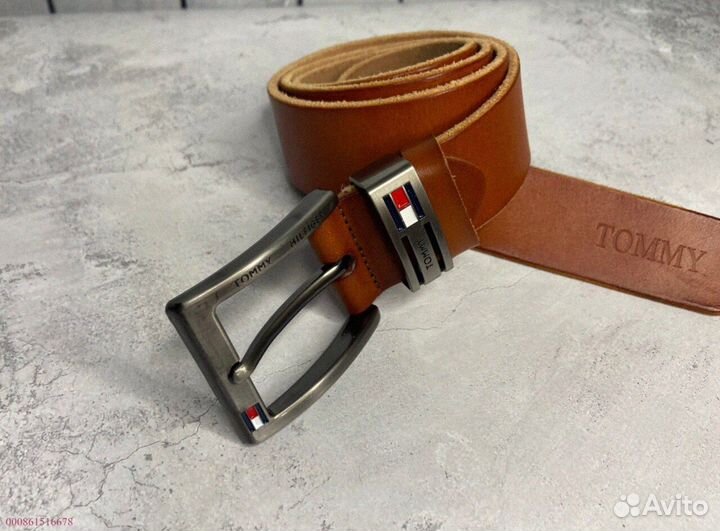 Мужской Кожаный Ремень Tommy Hilfiger