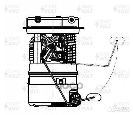 Бензонасос в сборе renault arkana 19- SFM0919