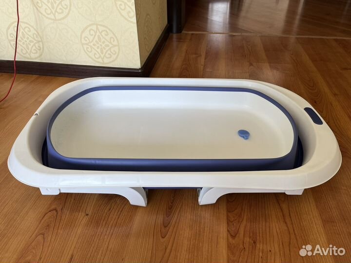 Ванночка для купания складная с матрасиком