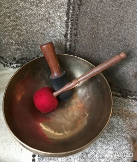 Непал поющая чаша кованая массажная