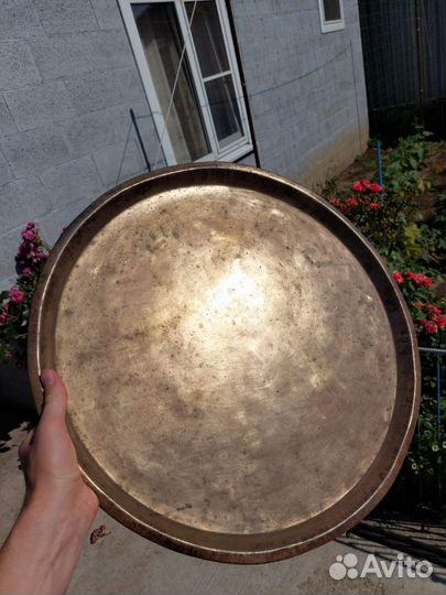 Поднос большой старинный
